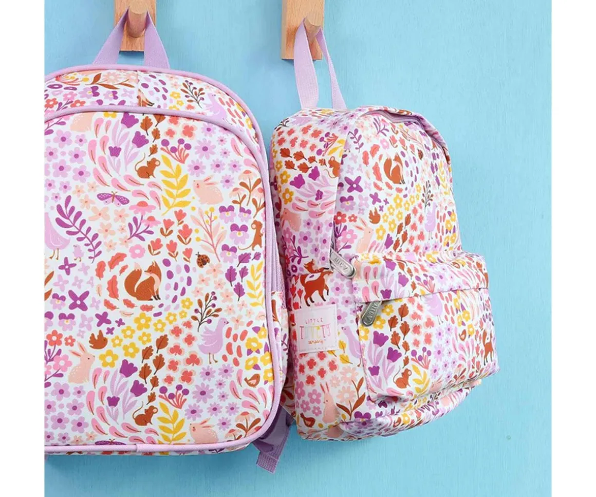 Mochila con Bolsillo Térmico Flower Garden