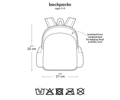 Mochila con Bolsillo Térmico Flower Garden
