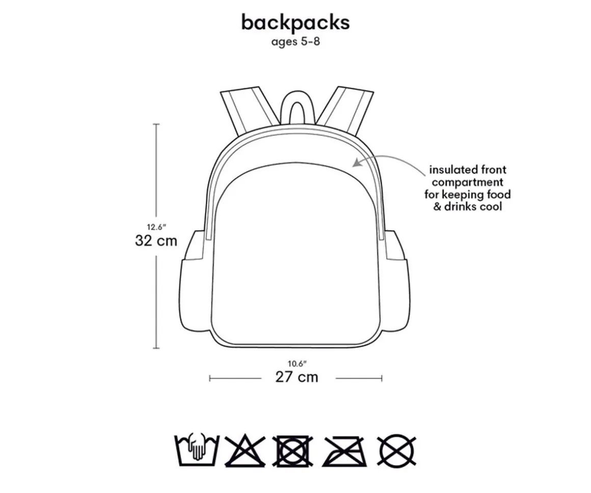 Mochila con Bolsillo Térmico Flower Garden