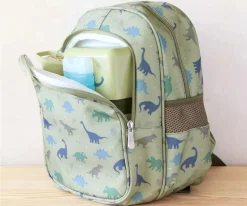 Mochila con Bolsillo Térmico Dinosaurios