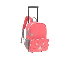 Mochila con Carrito Dino Rose Personalizable