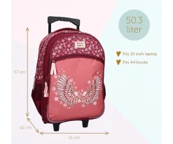 Mochila con Ruedas Milky Kiss Wild Bliss