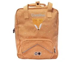 Mochila Escolar Grande Mr. Fox con Llavero Personalizado