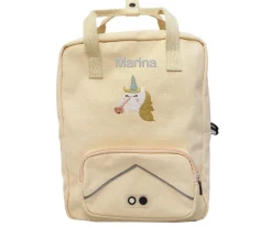 Mochila Escolar Grande Mrs. Unicorn con Llavero Personalizado