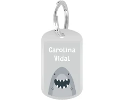 Mochila Escolar Grande Mr. Shark con Llavero Personalizado