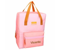 Mochila Escolar Milky Kiss Bright Vibes Pink Personalizable