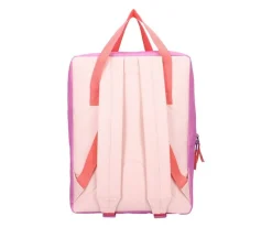 Mochila Escolar Milky Kiss Bright Vibes Fucsia Personalizable