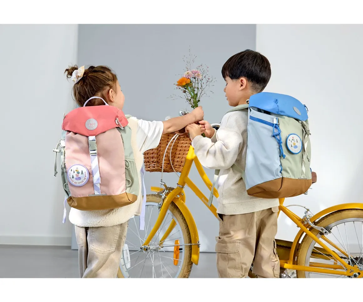 Mochila Grande Outdoor Sunny Explorer Green / Blue