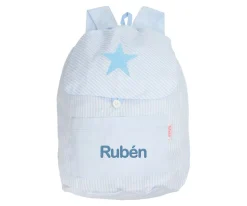 Mochila Grande Personalizada Oxford Azul