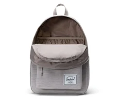 Mochila Herschel Classic Light Grey Crosshatch Personalizable