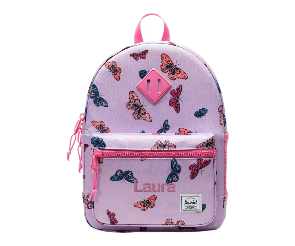 Mochila Herschel Heritage Kids Personalizable Butterfly Lavendula