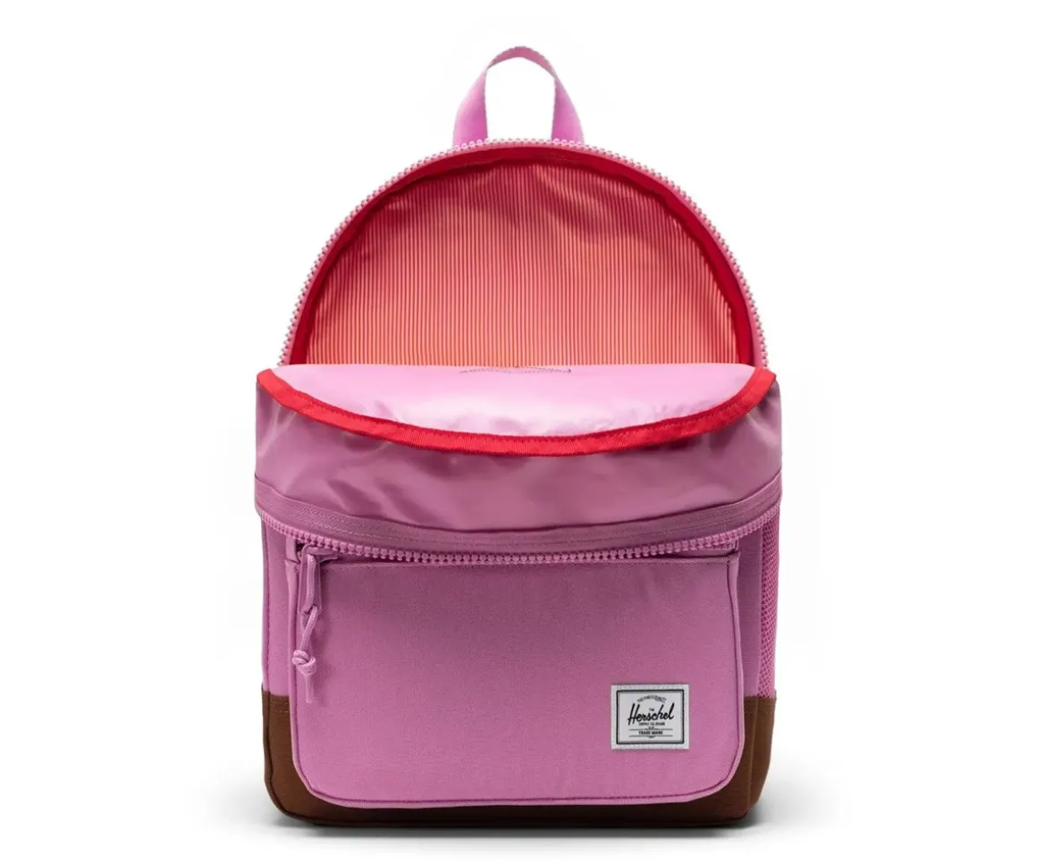 Mochila Herschel Heritage Personalizable Opera Mauve Saddle Brown
