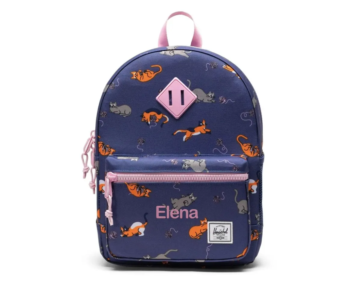Mochila Herschel Heritage Kids Personalizable Playing Cats