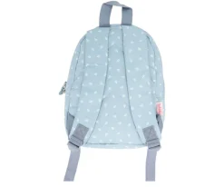 Mochila Infantil Acolchada Leaves Blue Personalizable