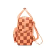Mochila Infantil Blocks Pink Brown Personalizable