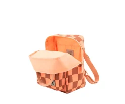 Mochila Infantil Blocks Pink Brown Personalizable