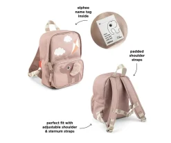 Mochila Infantil Canvas Elphee Powder Personalizable