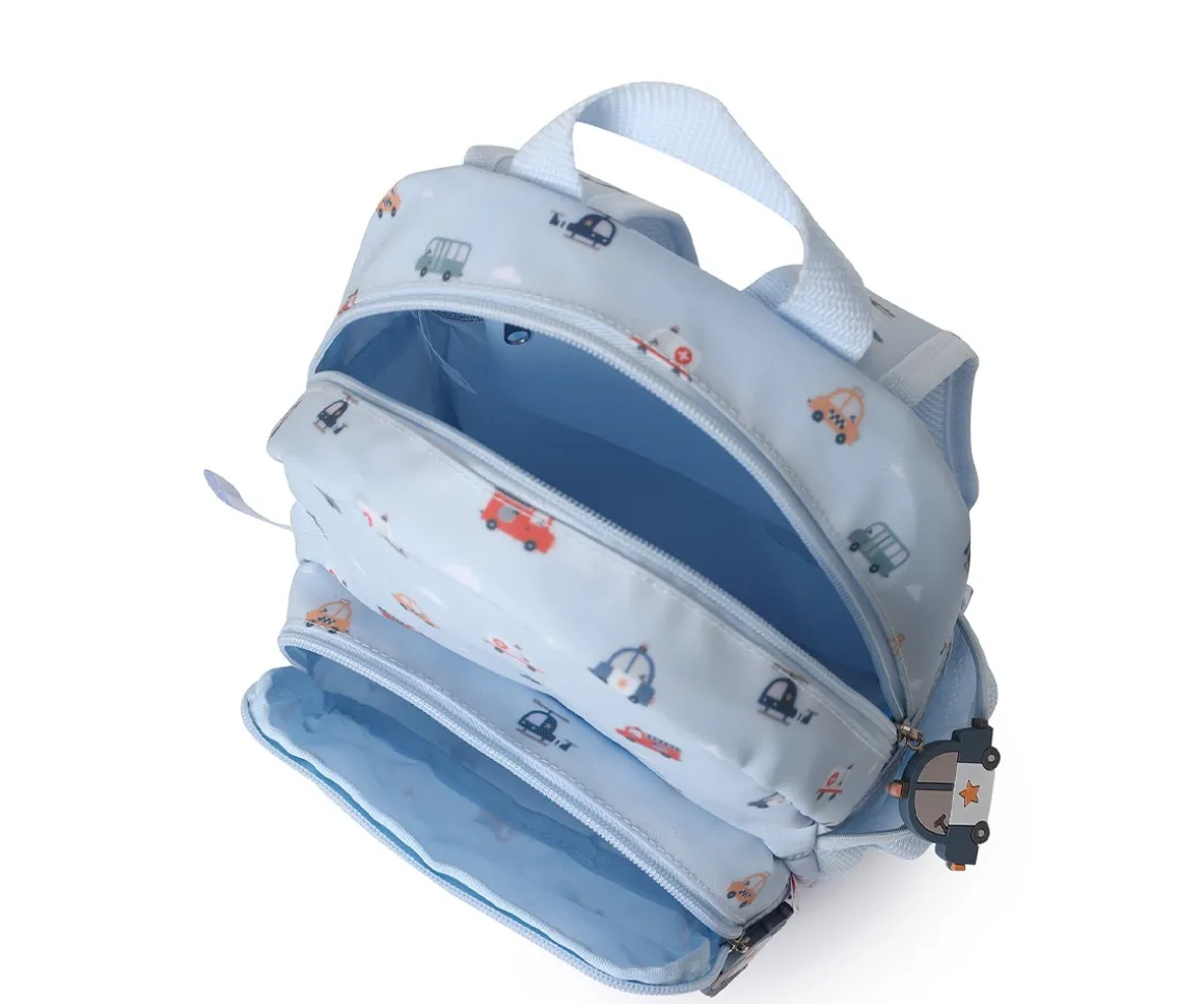 Mochila Infantil City Cars Personalizable