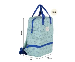 Mochila Infantil con Compartimento Térmico Verde Colección 460 Since 1918