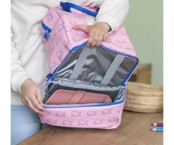 Mochila Infantil con Compartimento Térmico Rosa Colección 460 Since 1918