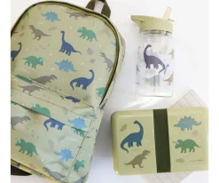 Mochila Infantil Mini Dinosaurios Personalizable + Llavero T-Rex Regalo