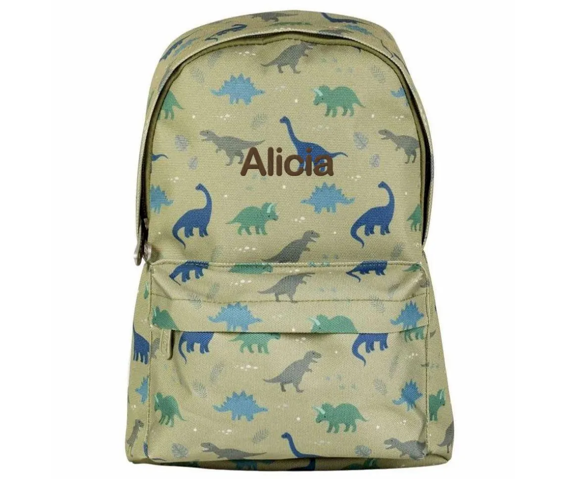 Mochila Infantil Mini Dinosaurios Personalizable