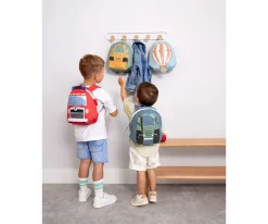 Mochila Infantil Mini Tractor Oliva