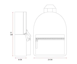 Mochila Infantil Porto Beary Excited pink