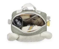 Mochila Infantil Ratoncito Topito Poppy Musgo Personalizable