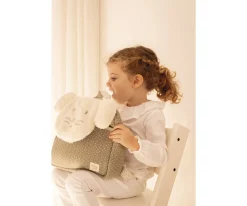 Mochila Infantil Ratoncito Topito Poppy Musgo Personalizable