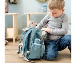 Mochila Infantil Tiny Farm Blue Personalizable