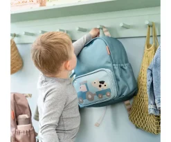 Mochila Infantil Tiny Farm Blue Personalizable