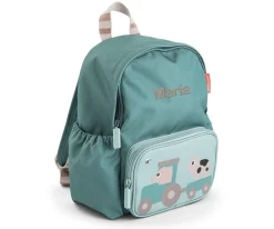 Mochila Infantil Tiny Farm Blue Personalizable