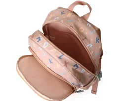 Mochila Mediana Funny Letters + Llavero Personalizable