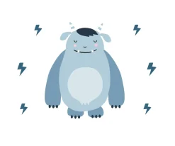 Mochila Mini Fashion Gris Personalizada Little Monster