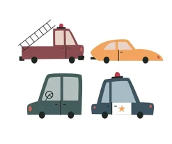 Mochila Mini Fashion Gris Personalizada Vintage Cars