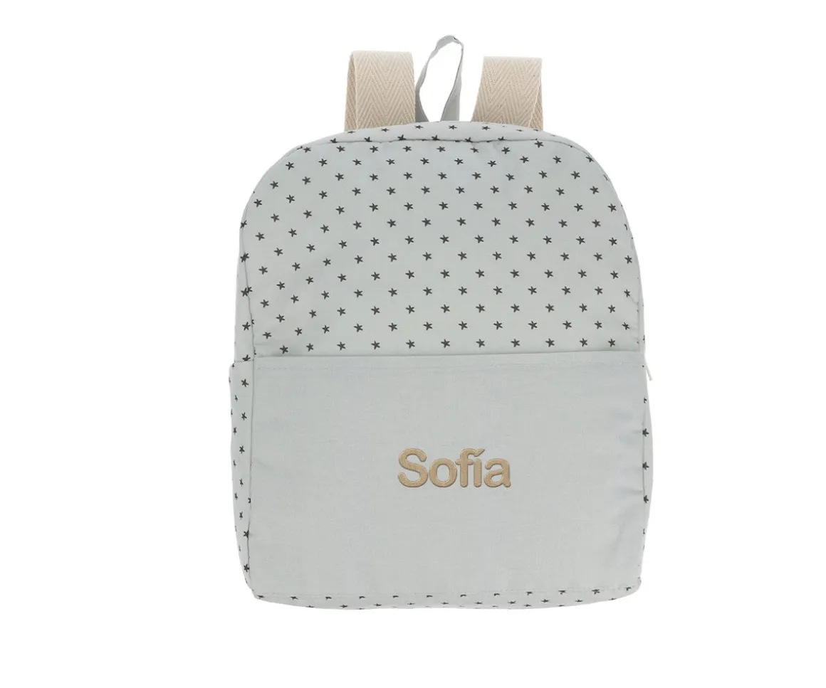Mochila Mini Star Grey Personalizable