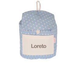 Mochila Pequeña Lyra Azul Personalizable