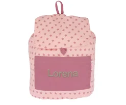 Mochila Pequeña Lyra Rosa Personalizable
