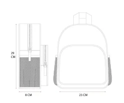 Mochila Pequeña Milo and Friends Amazing to be Me