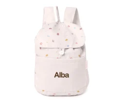 Mochila Pequeña Tela Geometric Nature Personalizable