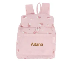Mochila Pequeña Tela Magical Unicorn Personalizable