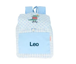 Mochila Pequeña Vichy Croc Personalizable
