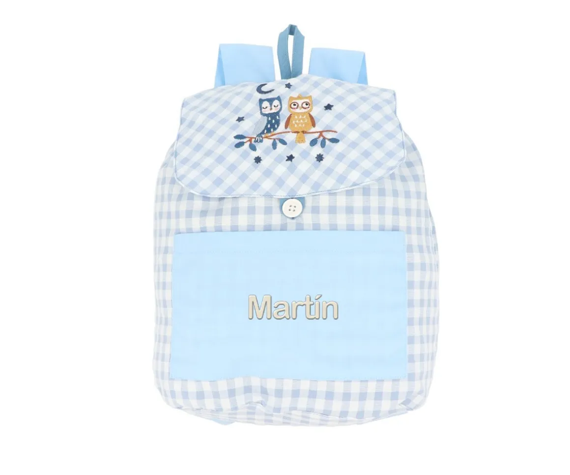 Mochila Pequeña Vichy Magical Forest Personalizable