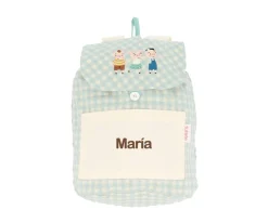 Mochila Pequeña Vichy The Three Little Pigs Personalizable