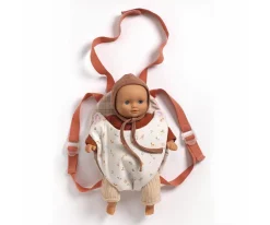 Mochila Portabebé Pomea para Muñeco Lavender