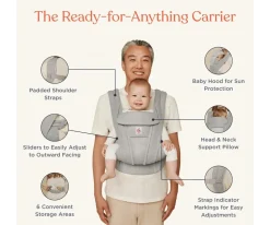 Mochila Portabebés Omni Deluxe Canyon Clay
