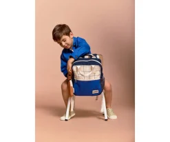 Mochila Preescolar Arthur Cuadros Beige Personalizable