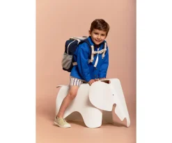 Mochila Preescolar Arthur Tricolor Amarillo Personalizable