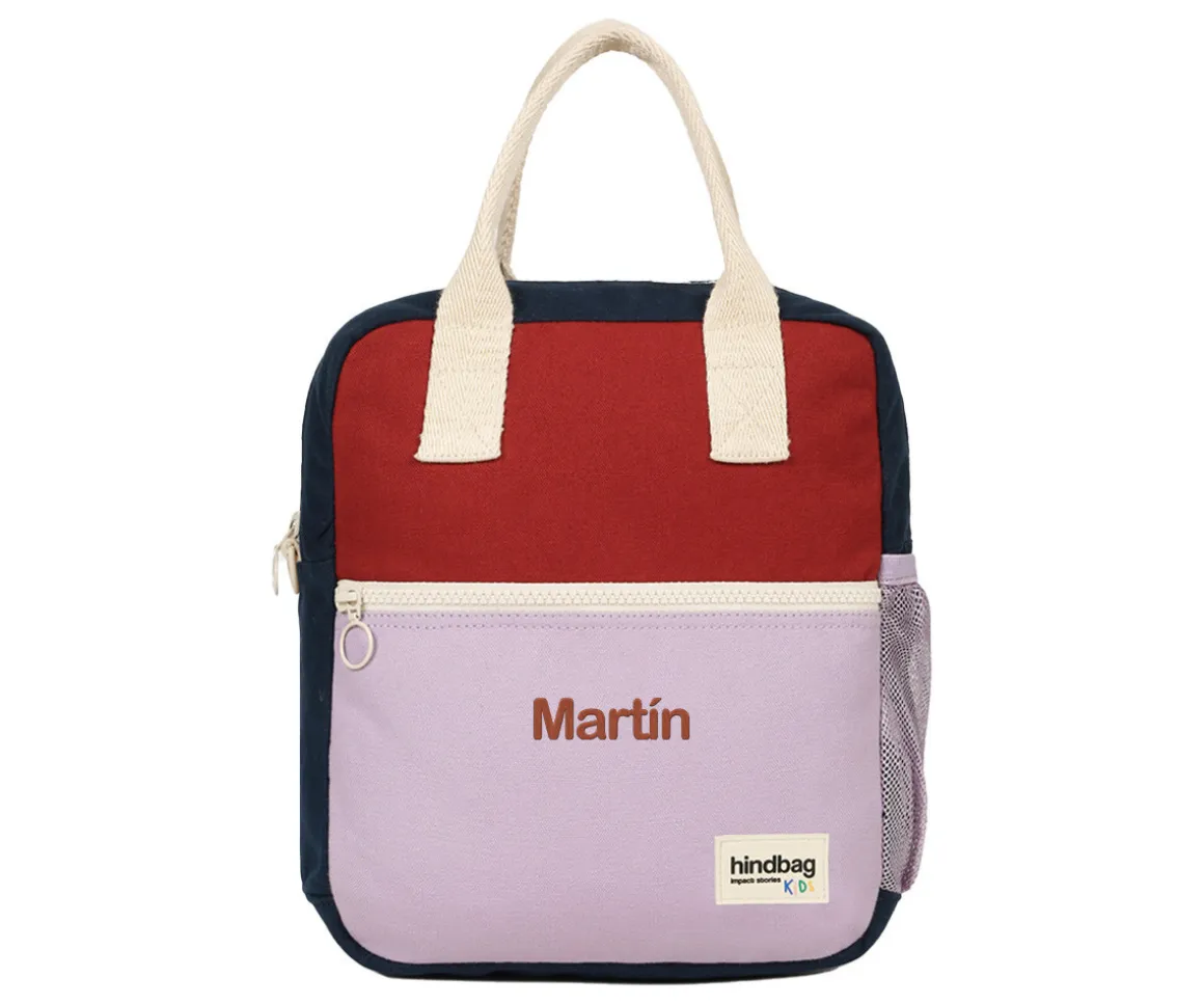 Mochila Preescolar Arthur Tricolor Terracotta Personalizable